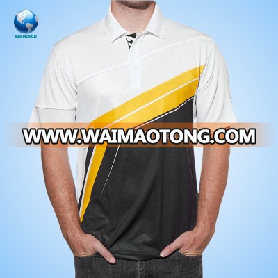 Factory OEM custom All over Sublimation printing plain sport polo shirt